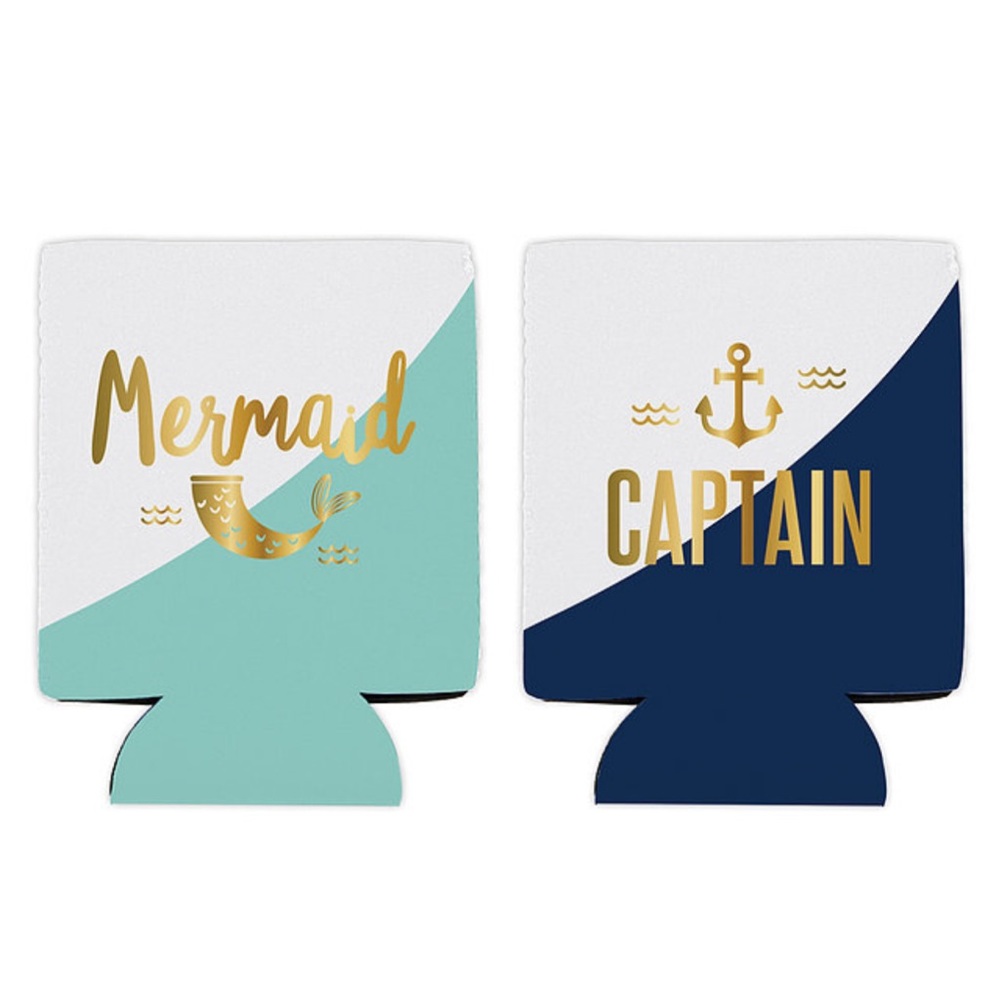 “Mermaid/Captain” Can Cover Duo